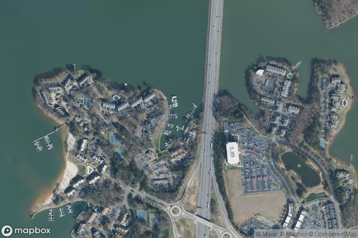 Satellite view of Lake Norman Co - North Harbor Marina