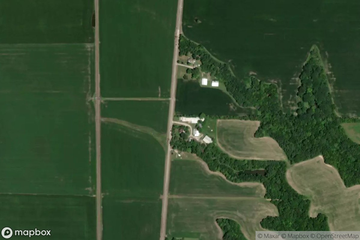 Satellite view of Lake Shelbyville Storage