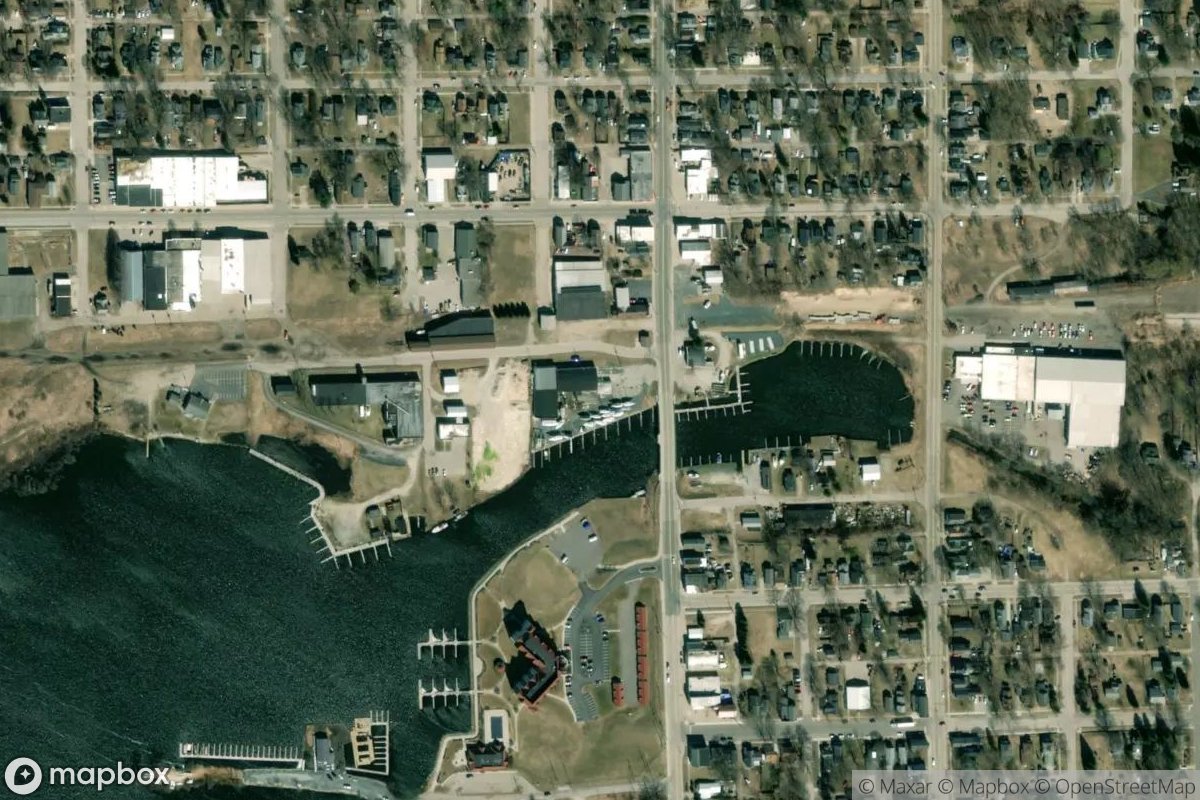 Satellite view of Lake Street Marina
