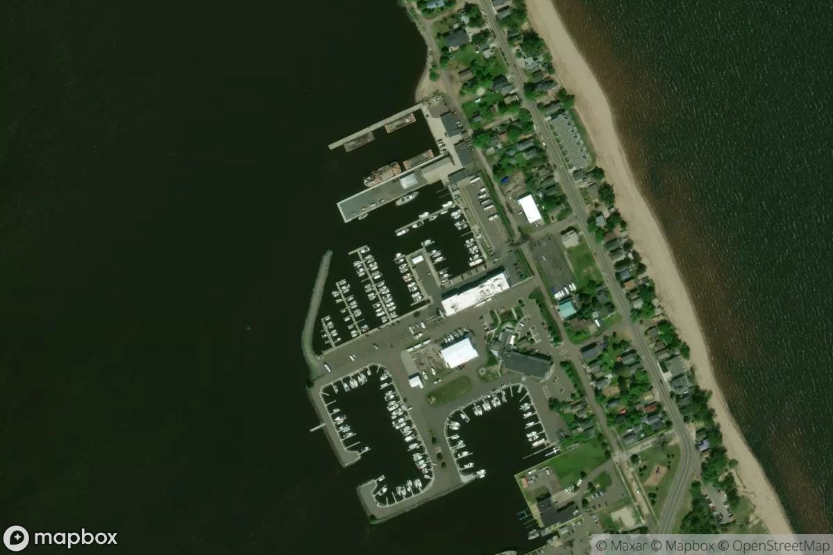 Satellite view of Lakehead Boat Basin