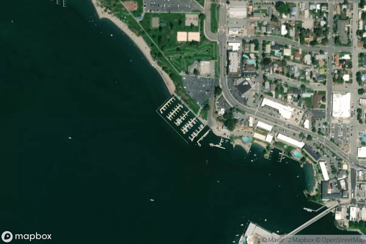 Satellite view of Lakeshore Marina