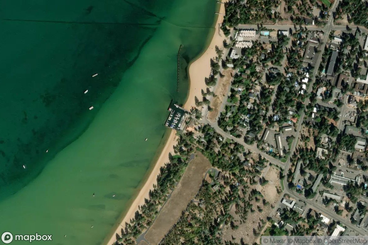 Satellite view of Lakeside Marina