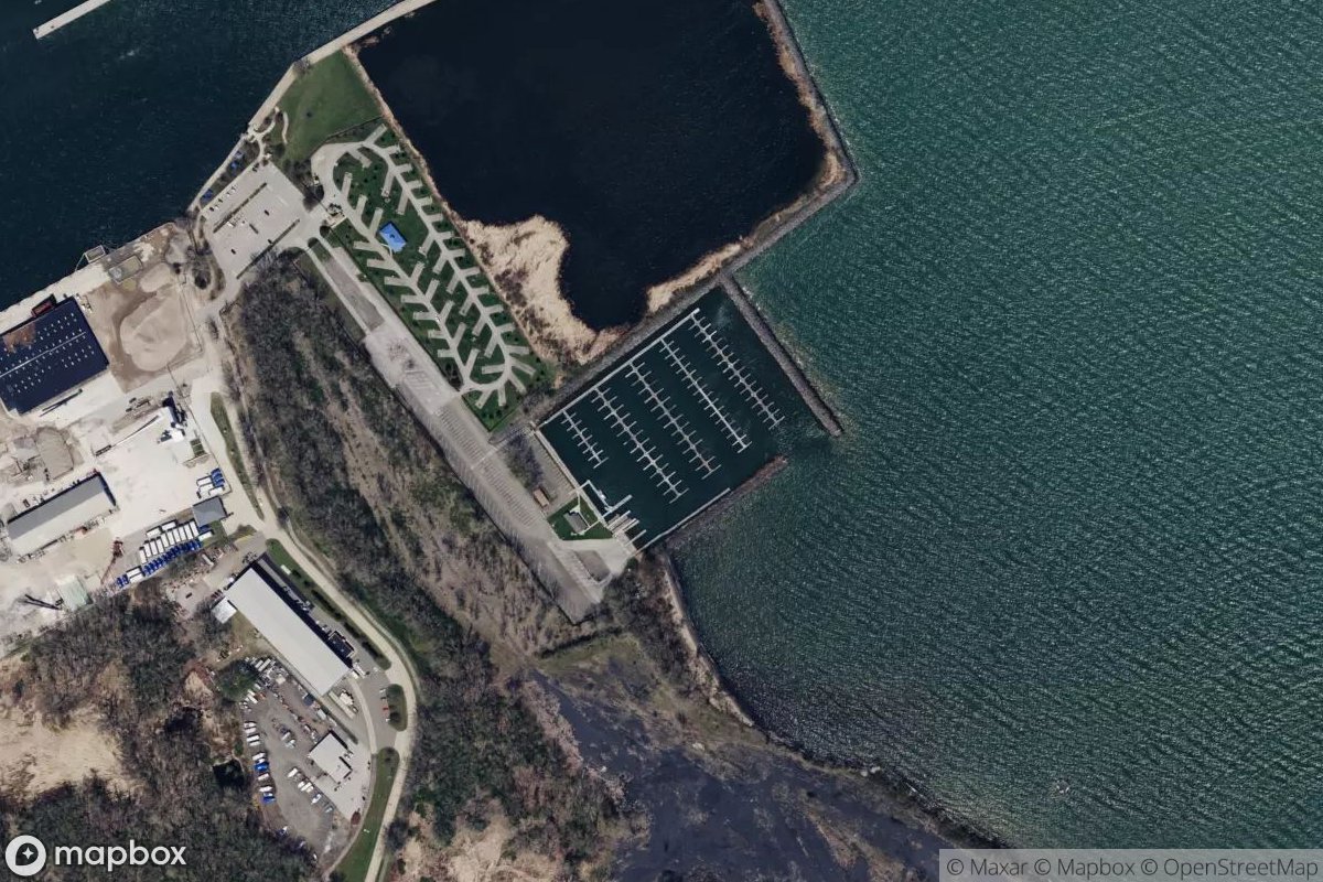 Satellite view of Lampe Marina