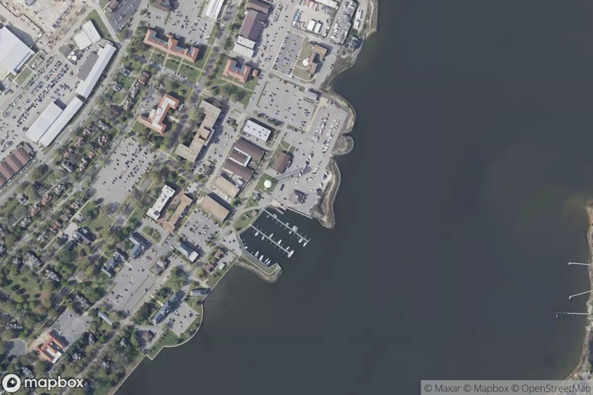 Satellite view of Langley Marina