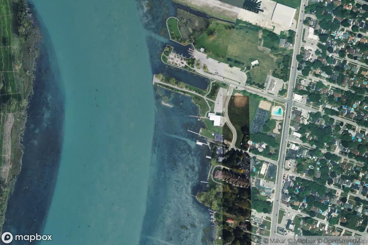 Satellite view of Lasalle Marina