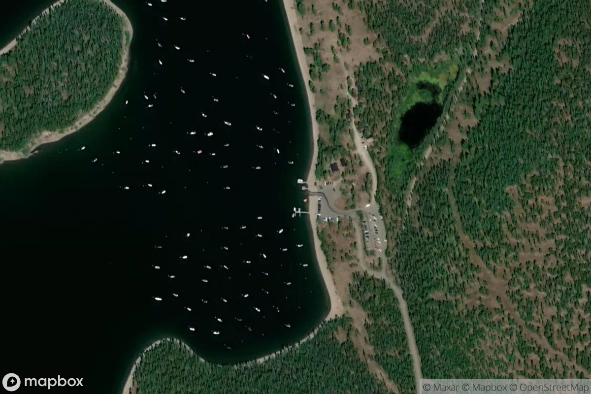 Satellite view of Leeks Marina