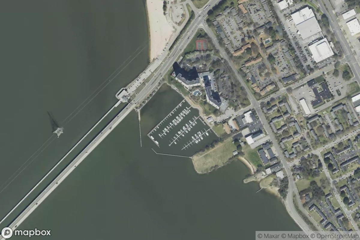 Satellite view of Leeward Municipal Marina