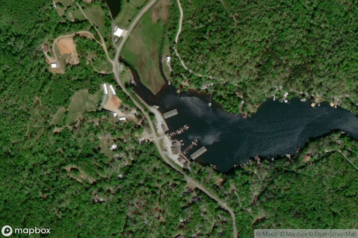 Satellite view of LePrade's Marina