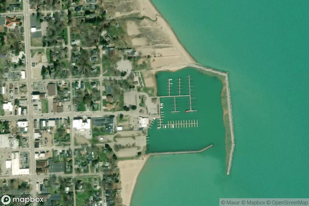 Satellite view of Lexington Marina