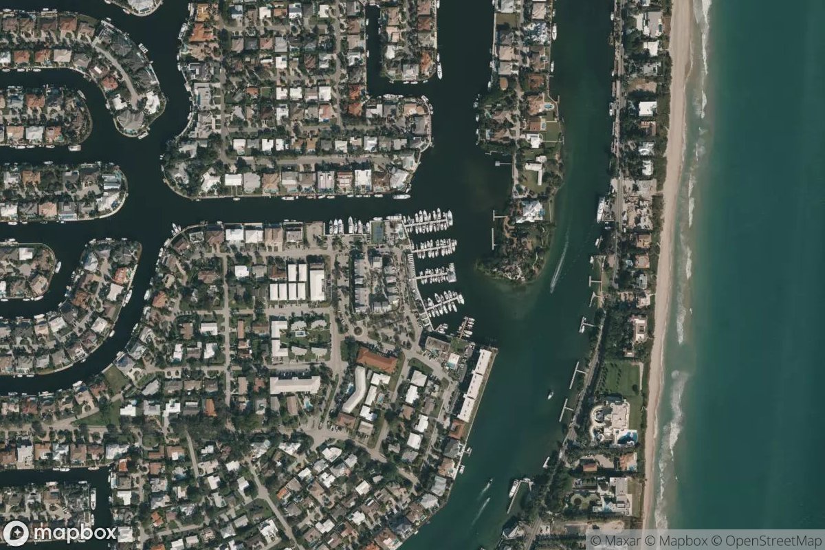 Satellite view of Lighthouse Point Marina