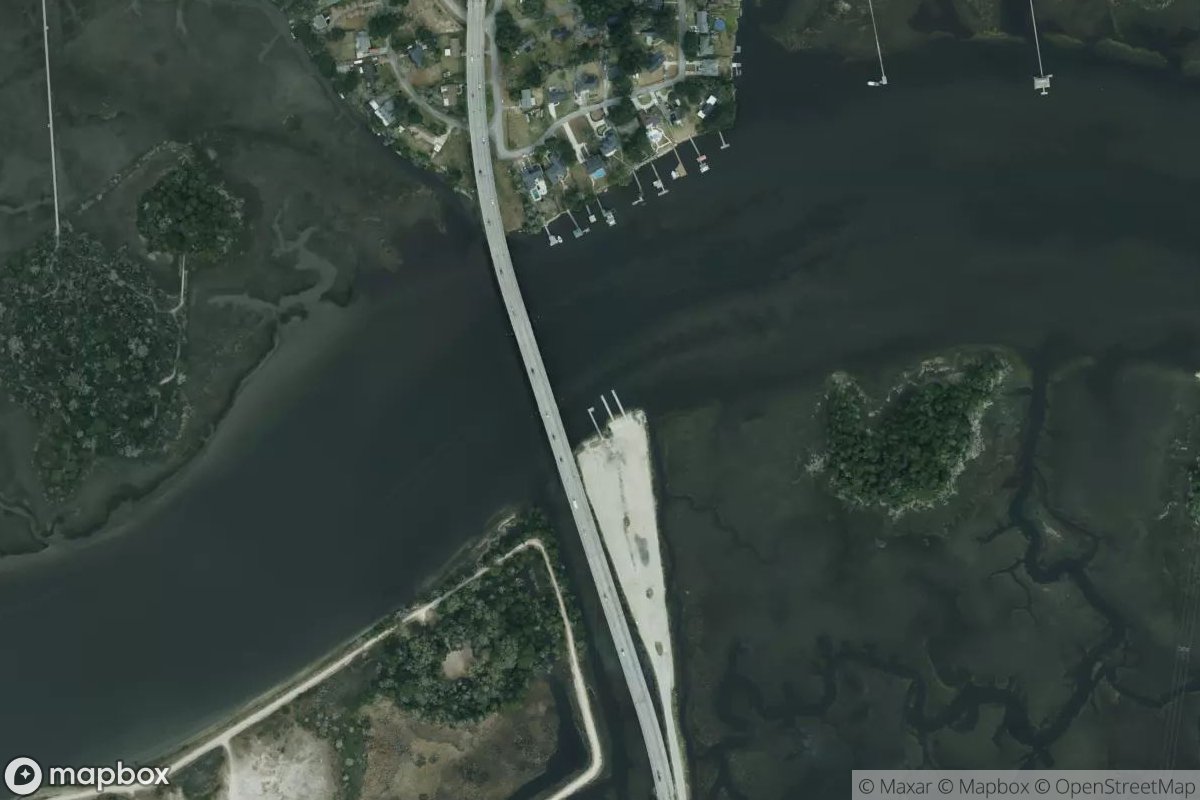 Satellite view of Limehouse Boat Landing