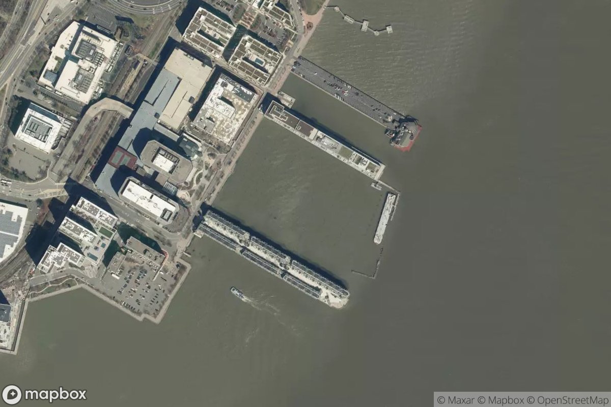 Satellite view of Lincoln Harbor Yacht Club