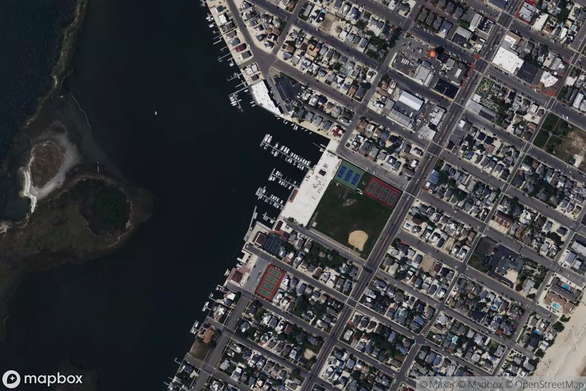 Satellite view of Little Egg Harbor Yacht Club