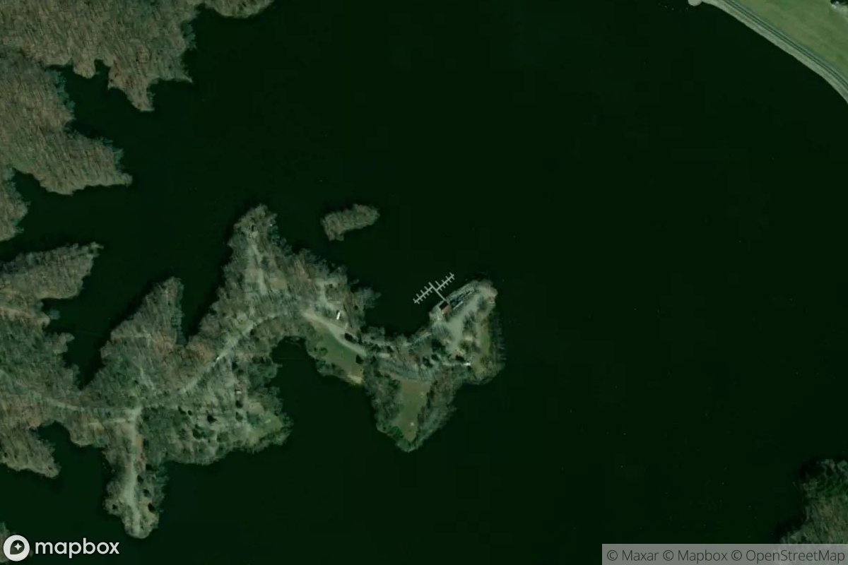 Satellite view of Little Grassy Marina