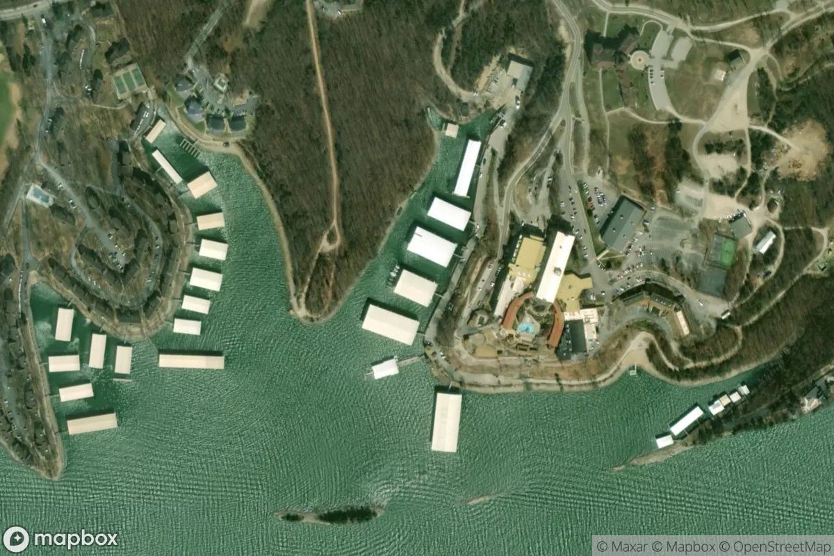 Satellite view of Lodge of the Four Seasons Marina