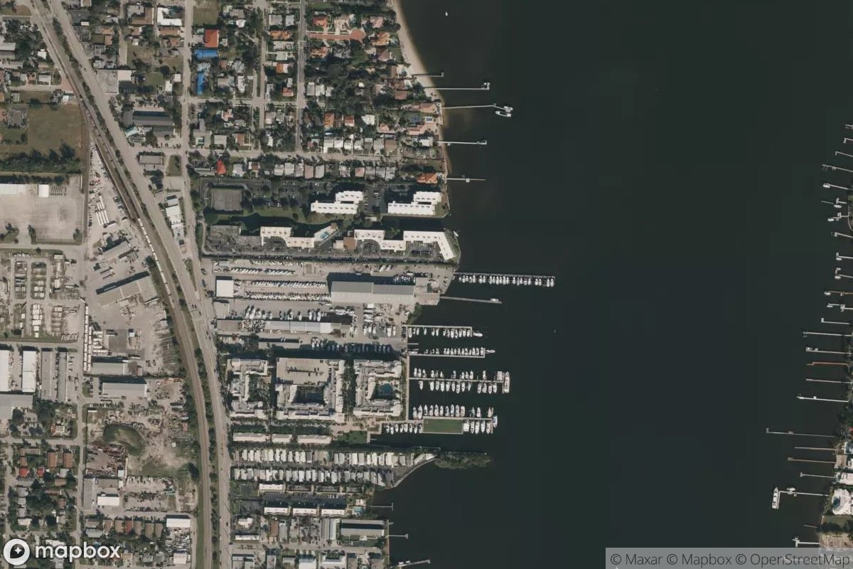 Satellite view of Loggerhead Marina Lantana