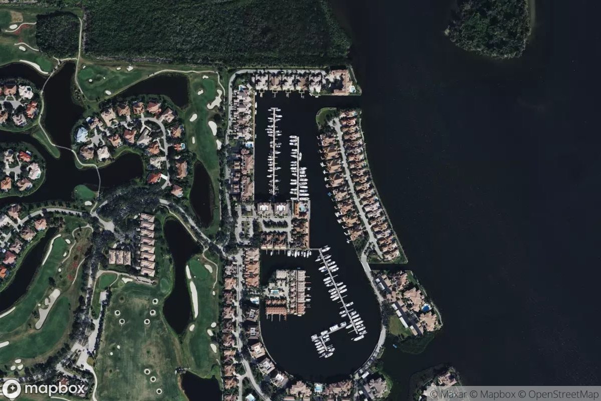 Satellite view of Loggerhead Marina Vero Beach