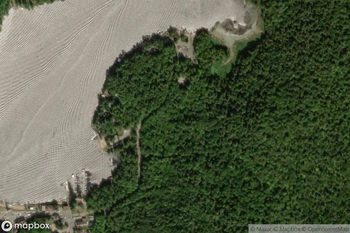 Satellite view of Long Lake State Boat Launch