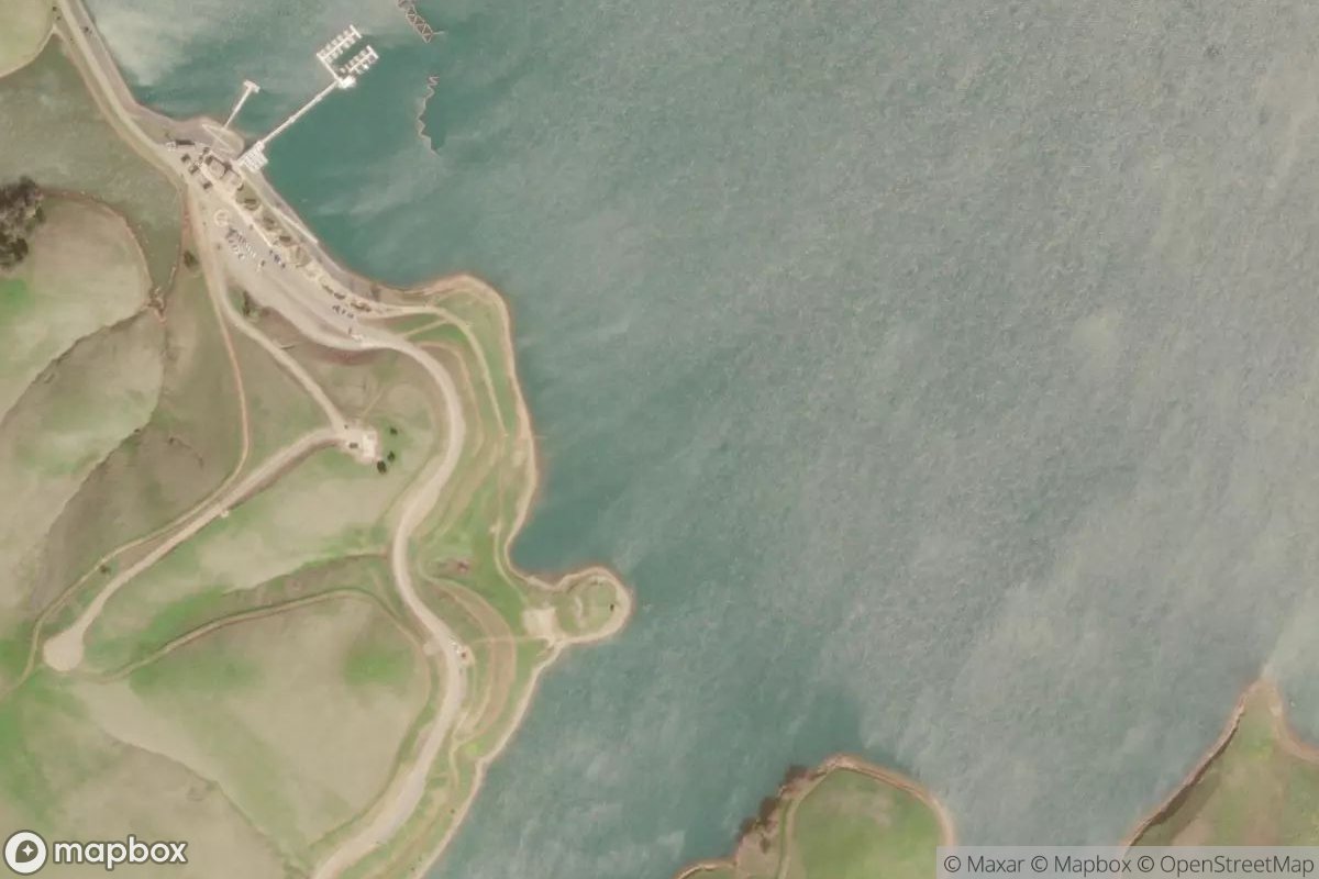 Satellite view of Los Vaqueros Marina