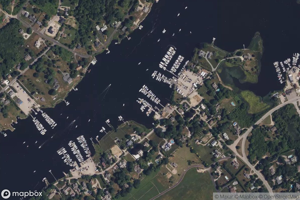 Satellite view of Lotteryville Marina