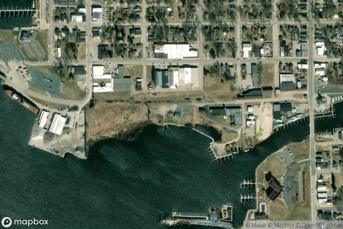Satellite view of Ludington Boat Club
