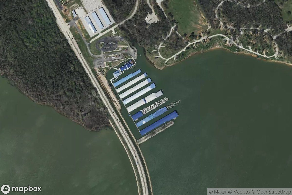 Satellite view of Lynn Creek Marina