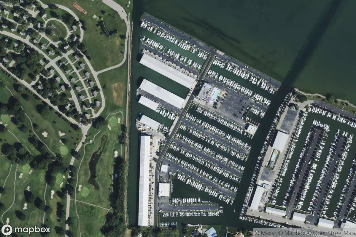 Satellite view of MacRay Harbor