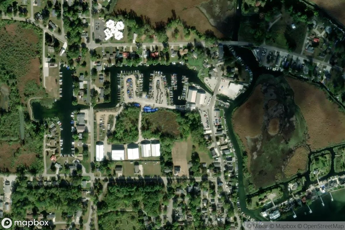Satellite view of Main Channel Marina