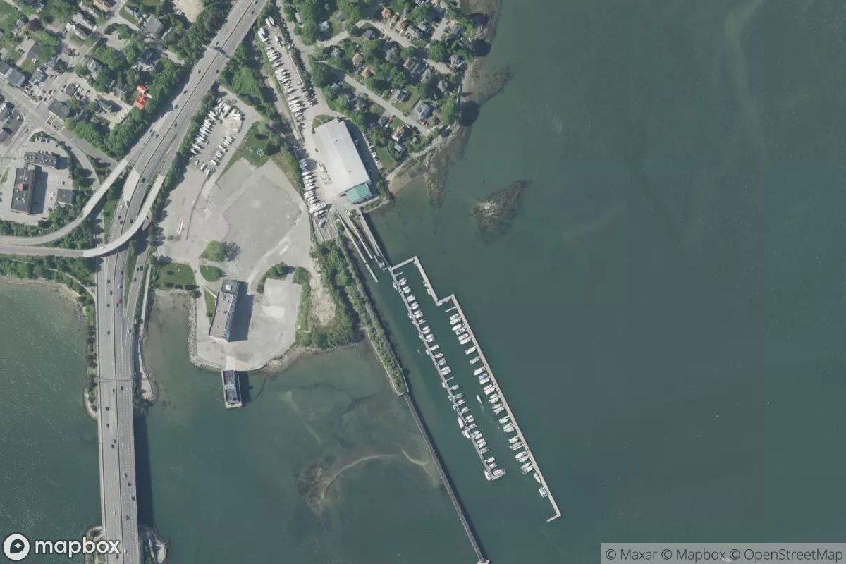 Satellite view of Maine Yacht Center
