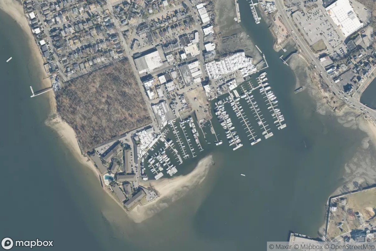 Satellite view of Manhasset Isle Yacht Club