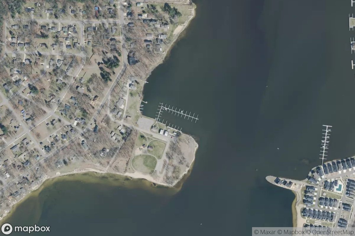 Satellite view of Maple Beach Yacht Club