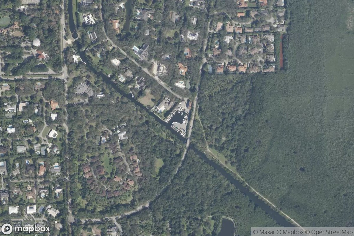 Satellite view of Marina at 25.6670, -80.2801