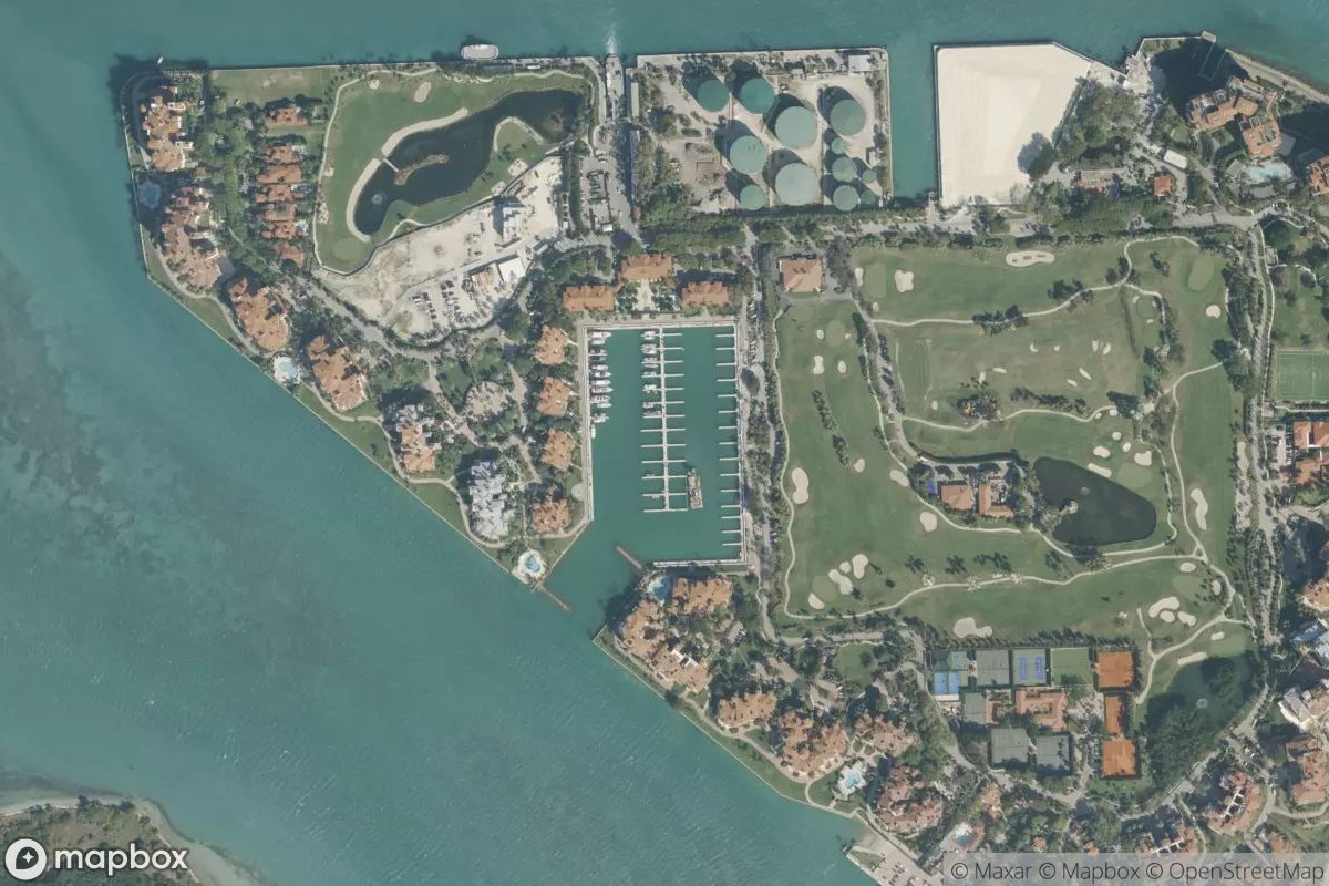 Satellite view of Marina at 25.7609, -80.1438