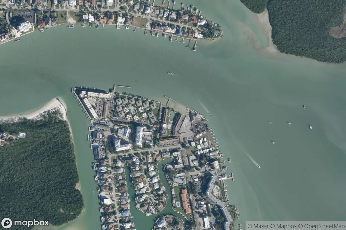 Satellite view of Marina at 25.9735, -81.7288