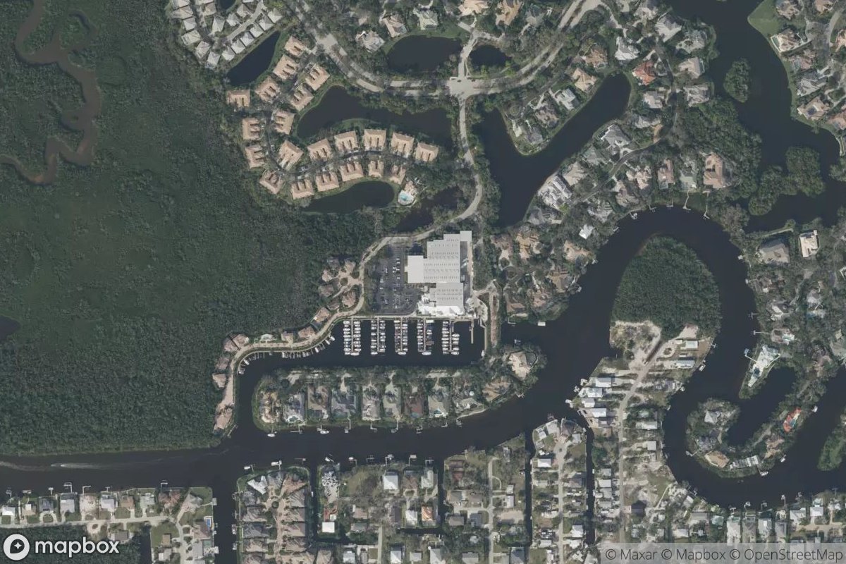 Satellite view of Marina at 26.3393, -81.8284