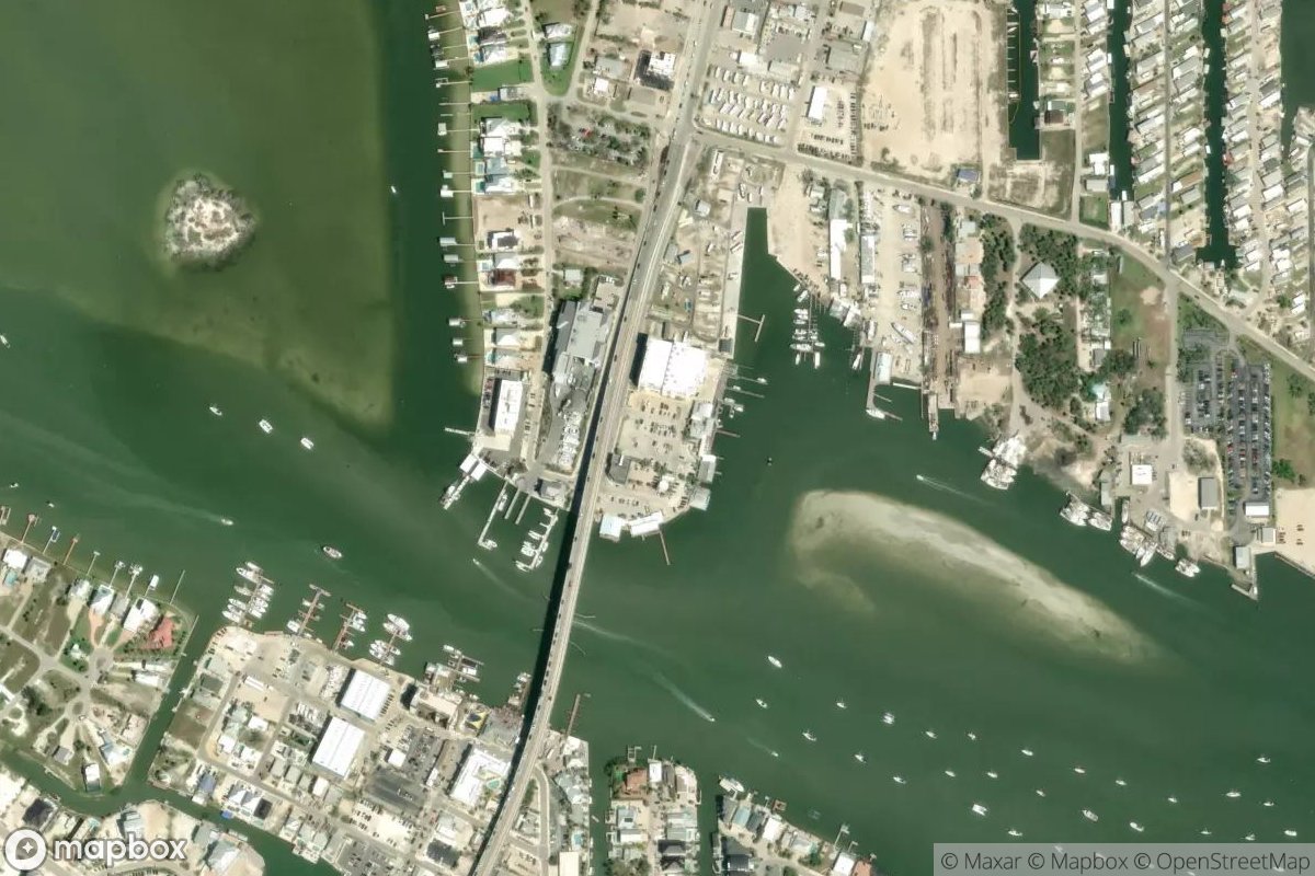 Satellite view of Marina at 26.4590, -81.9527