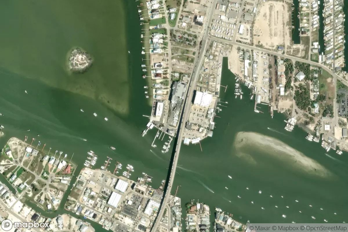 Satellite view of Marina at 26.4591, -81.9536