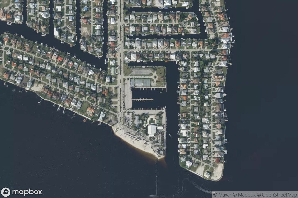 Satellite view of Marina at 26.5438, -81.9508