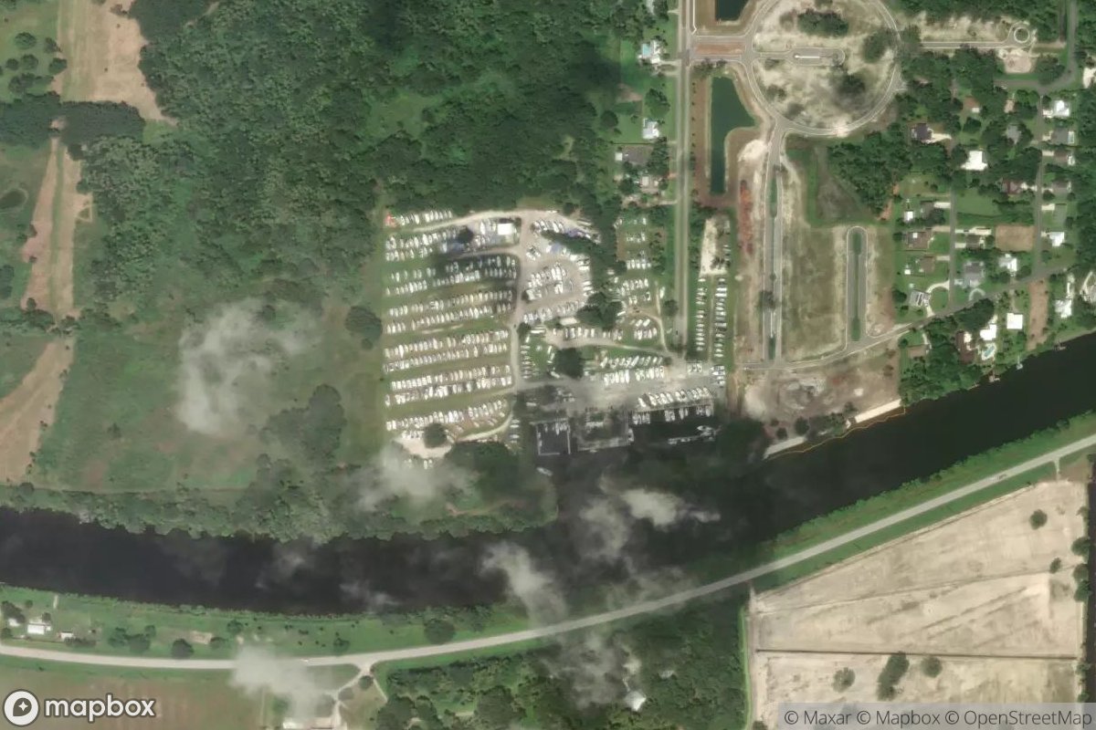 Satellite view of Marina at 27.0098, -80.4685