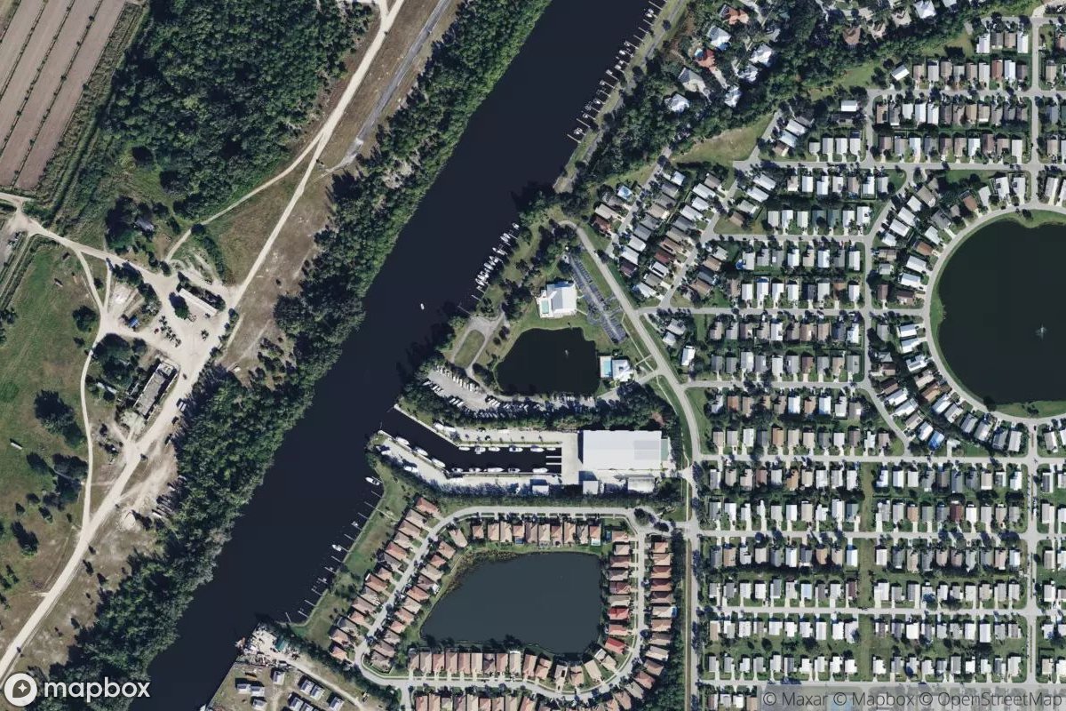 Satellite view of Marina at 27.0949, -80.2954