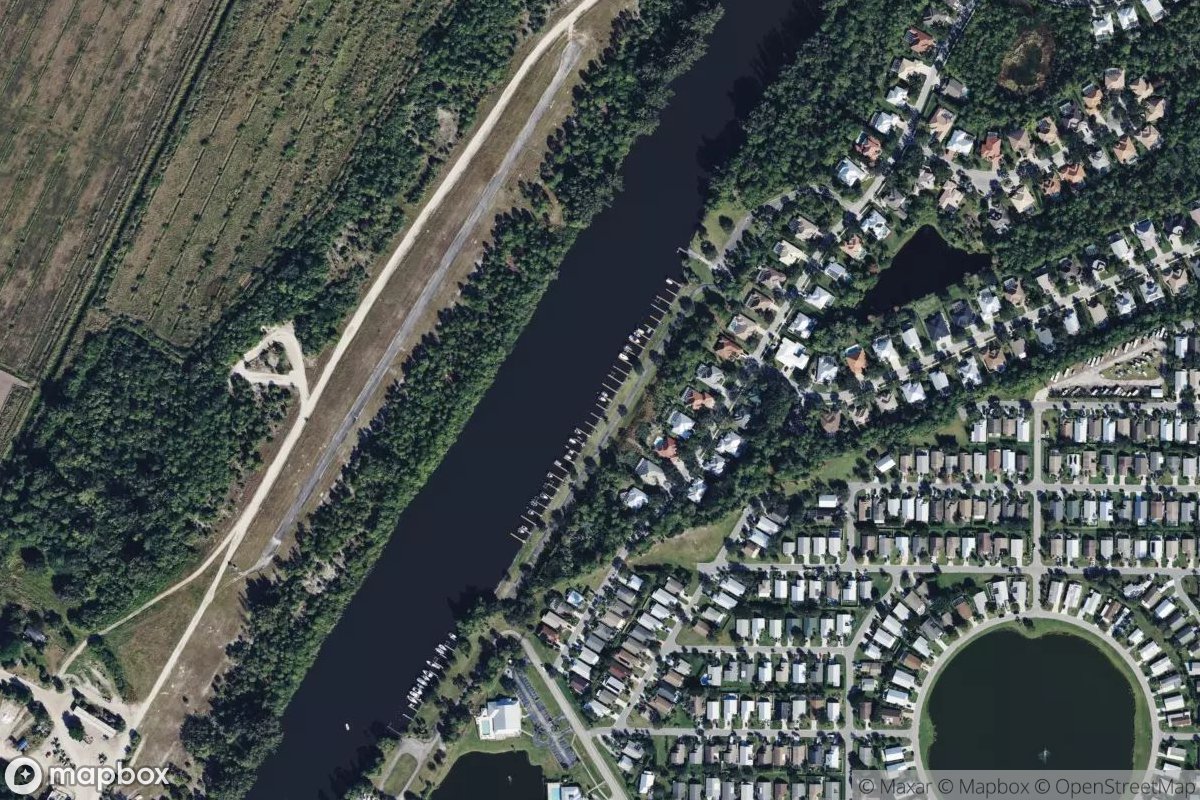 Satellite view of Marina at 27.0985, -80.2940