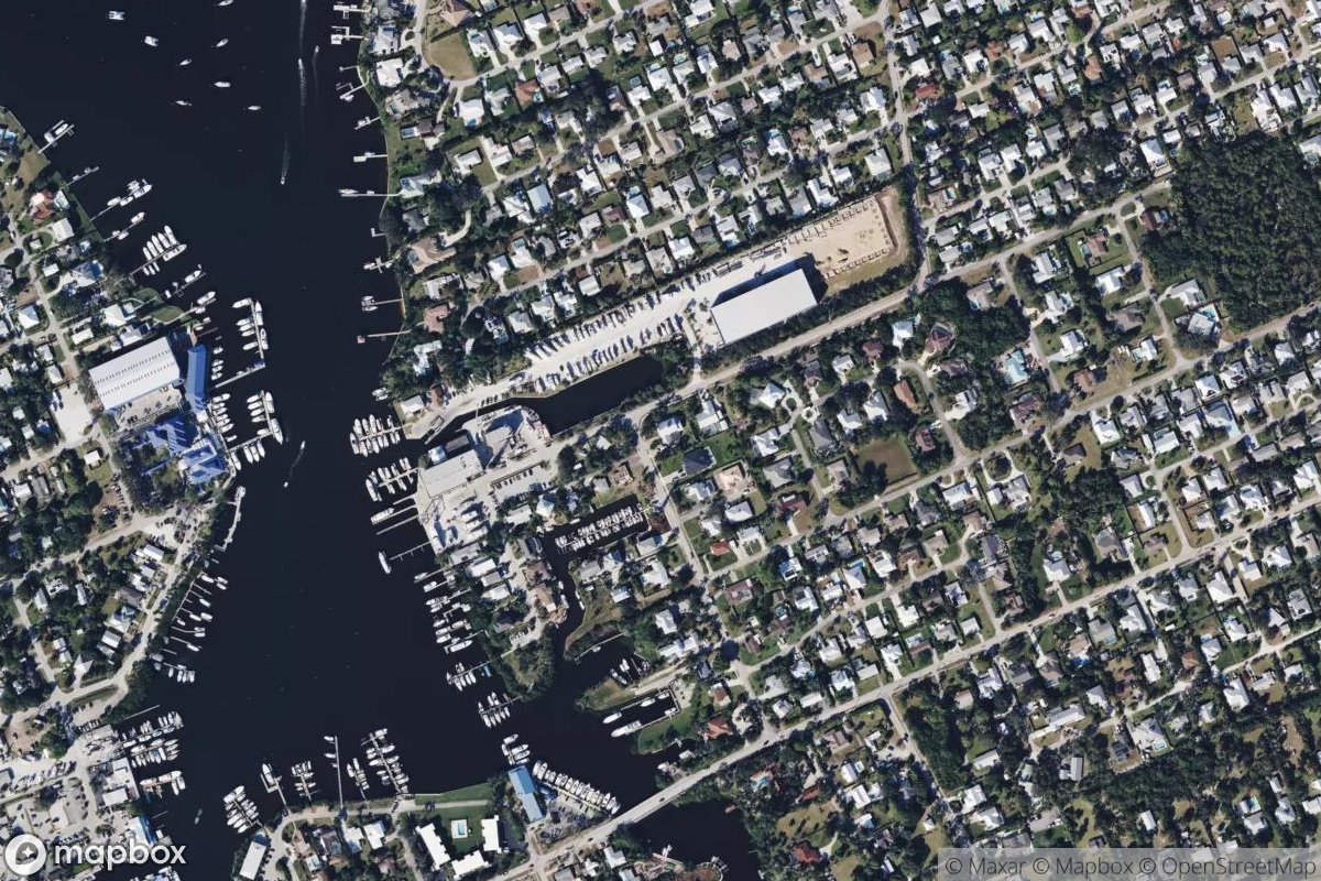 Satellite view of Marina at 27.1498, -80.1909