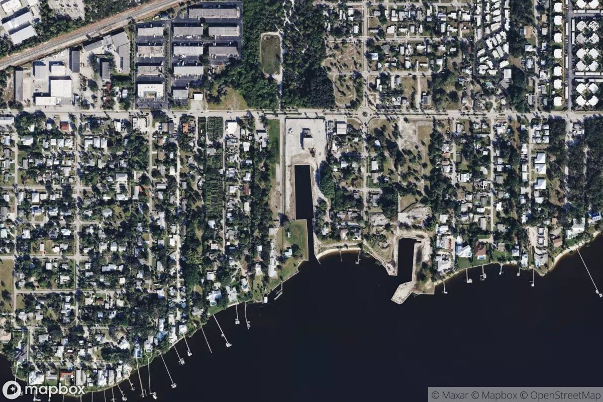 Satellite view of Marina at 27.2179, -80.2385