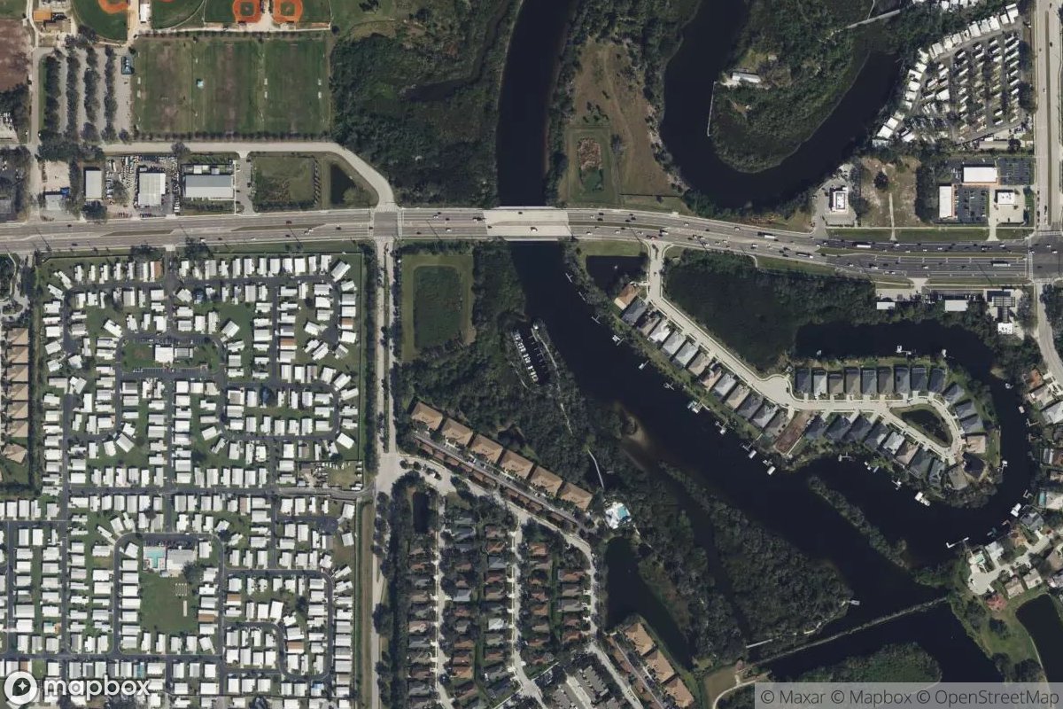 Satellite view of Marina at 27.4450, -82.4913