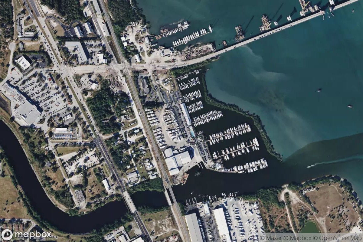 Satellite view of Marina at 27.4685, -80.3297