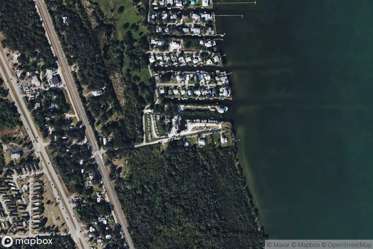 Satellite view of Marina at 27.5091, -80.3444
