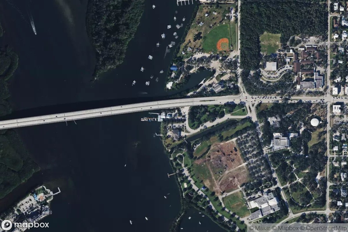 Satellite view of Marina at 27.6528, -80.3703