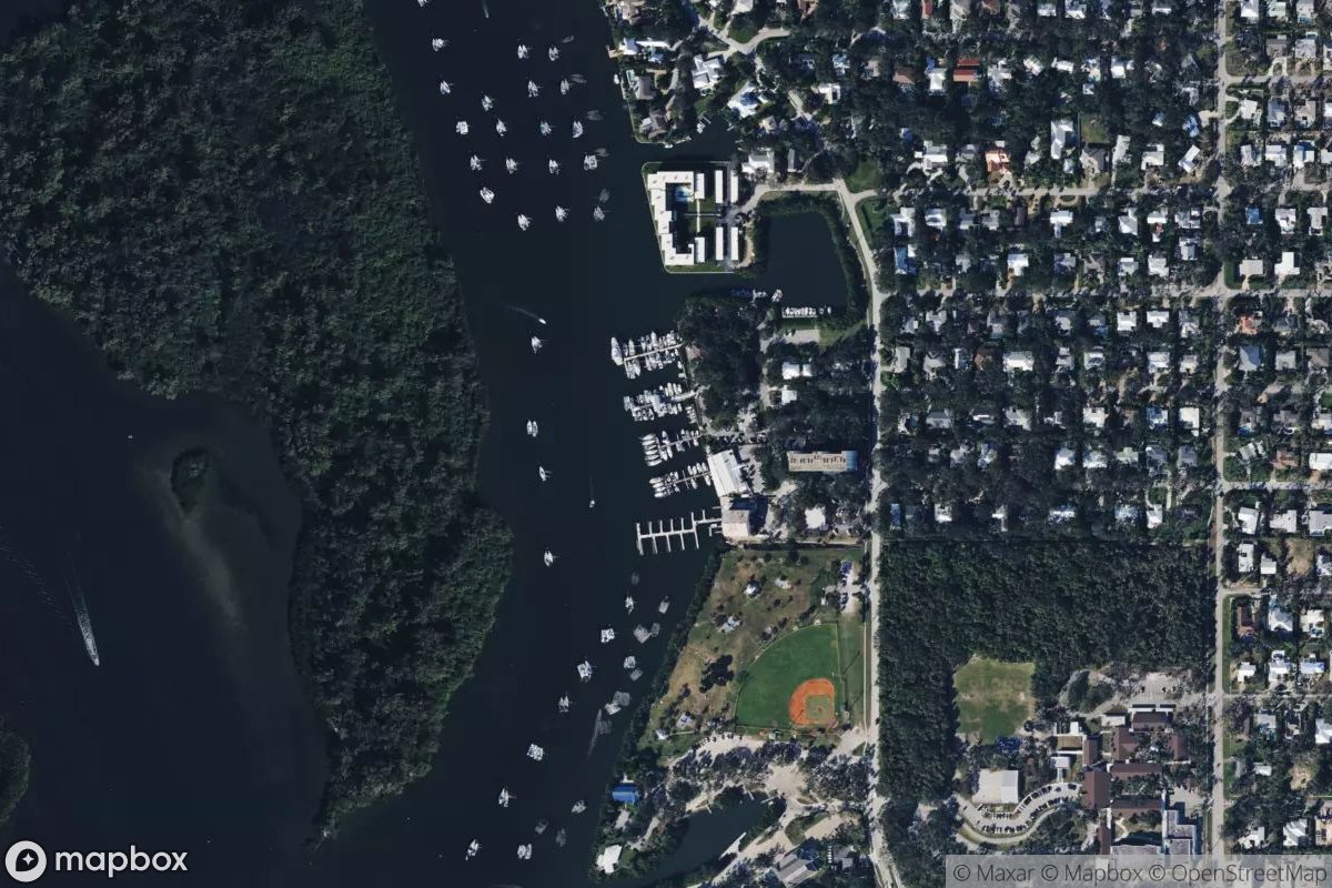 Satellite view of Marina at 27.6574, -80.3699