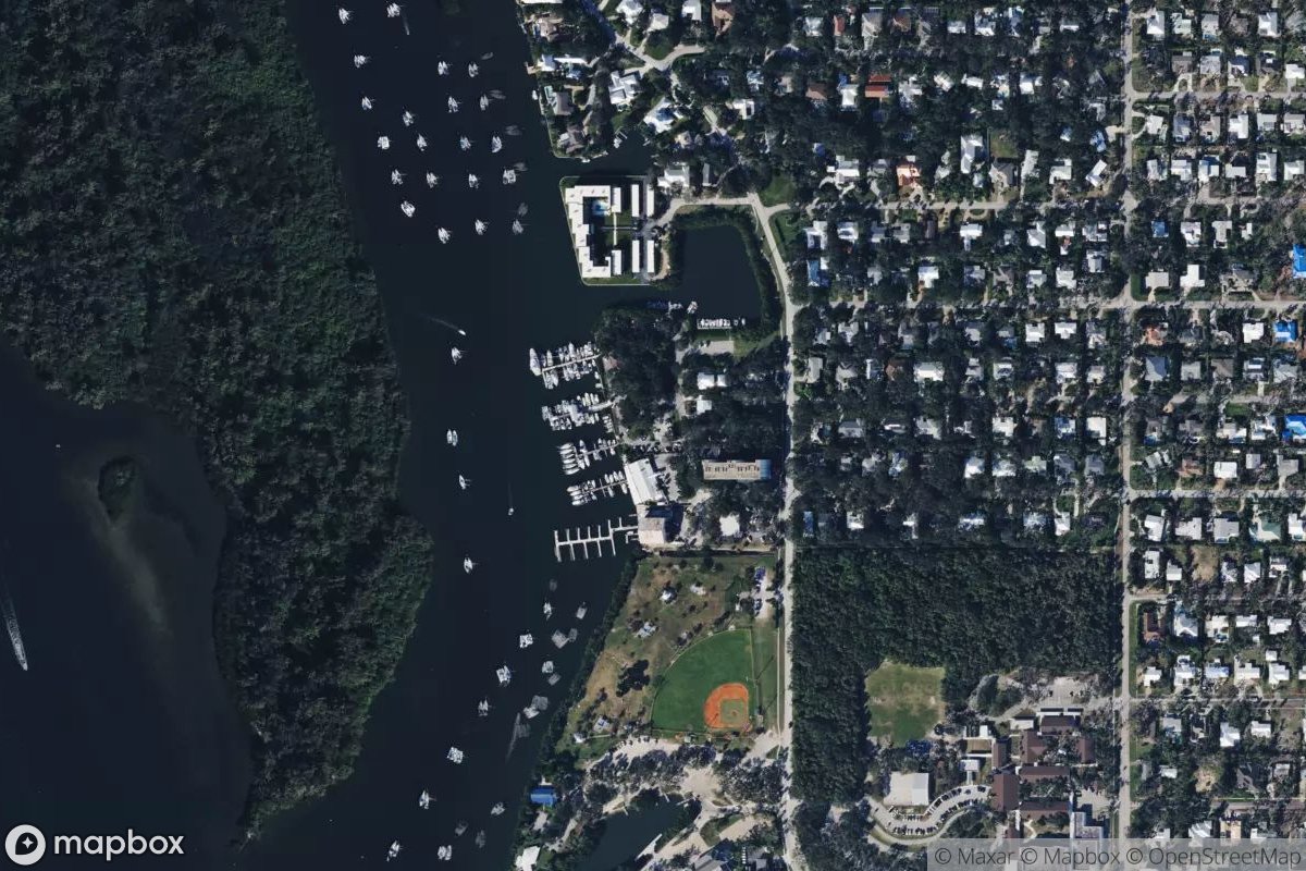 Satellite view of Marina at 27.6575, -80.3692