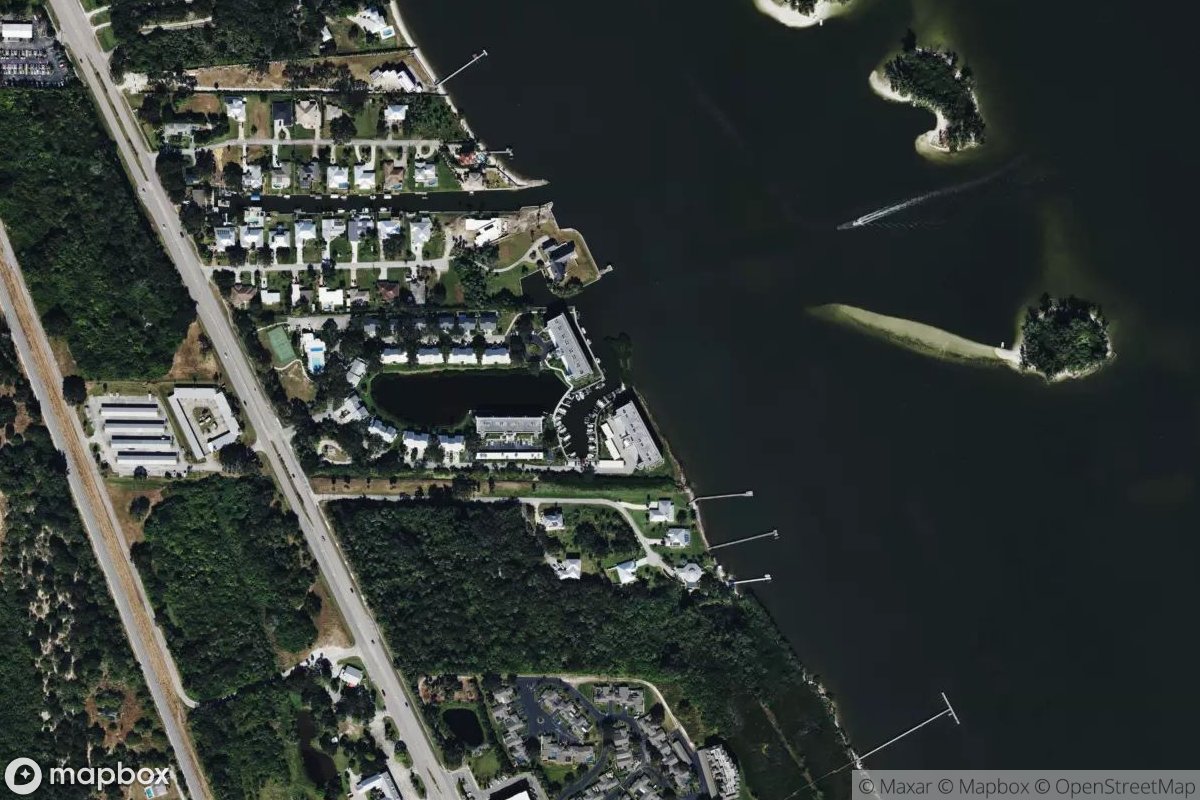 Satellite view of Marina at 27.7933, -80.4543